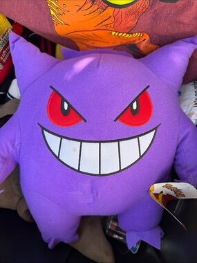 Gengar Plush Toy - Purple Pokemon Plush large size